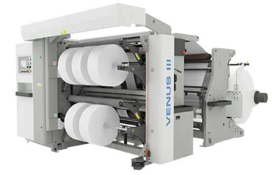 Dual shaft slitter-rewinder